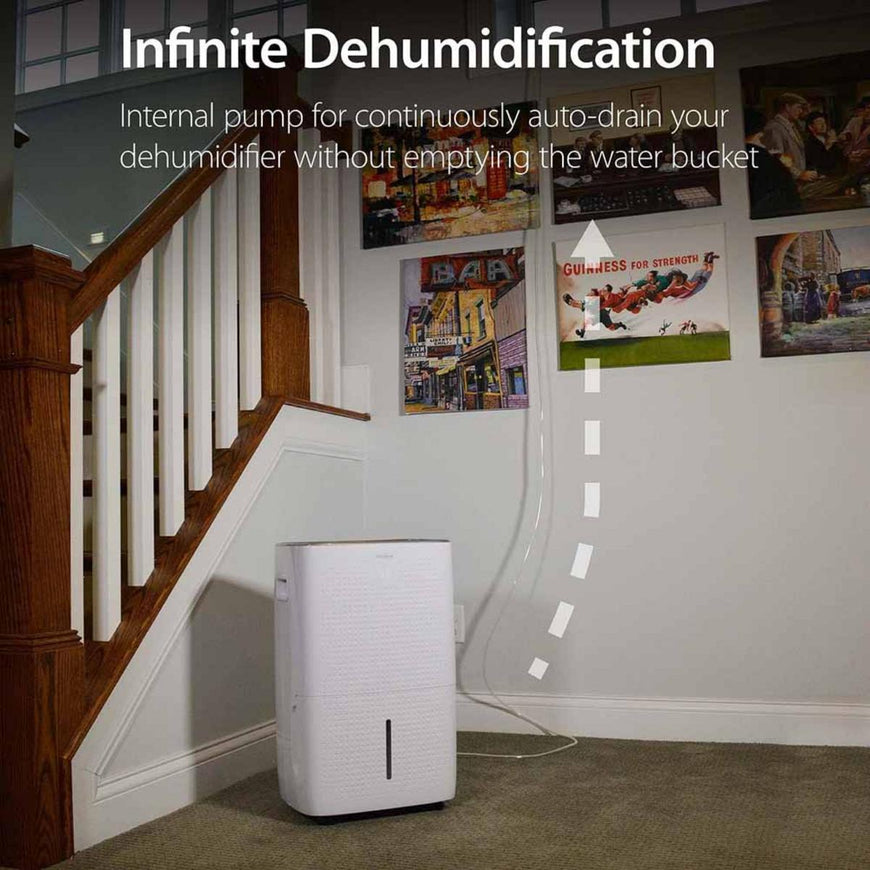 SoleusAir Energy Star 50 Pint Dehumidifier - White