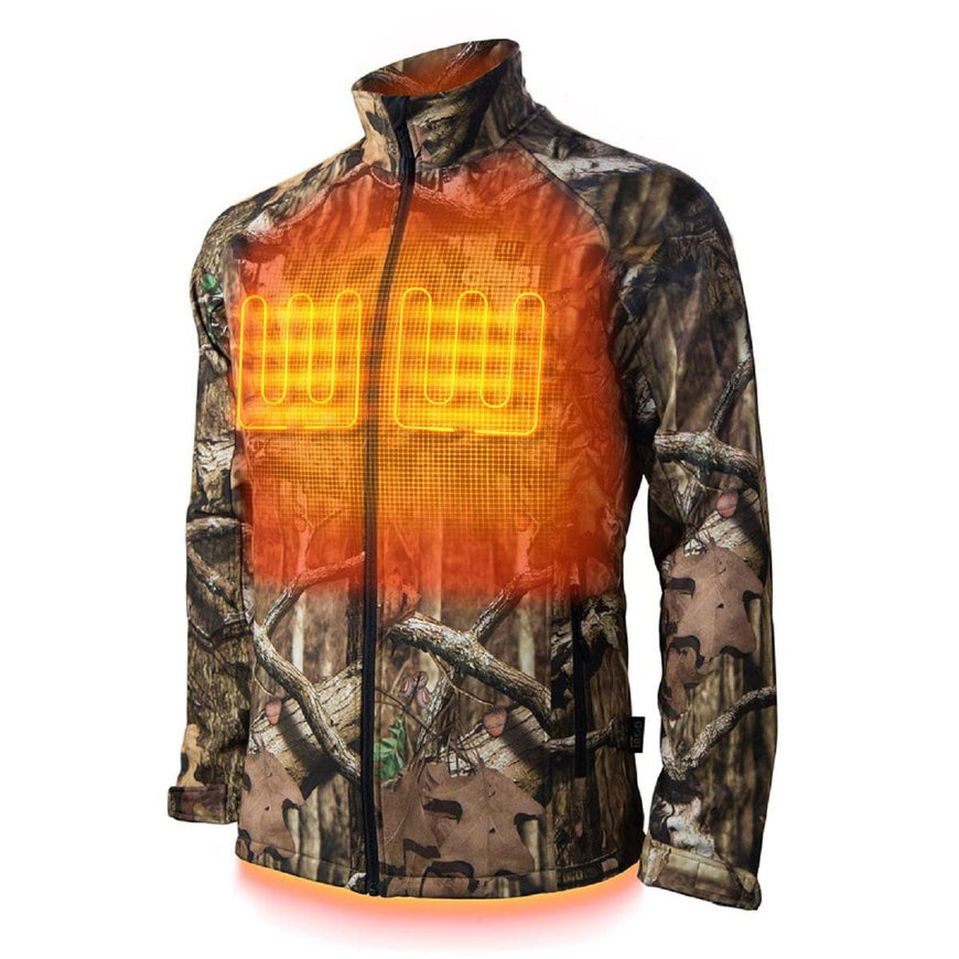 Gobi Heat Men's Sahara Heated Hunting Jacket - Mossy Oak Camo