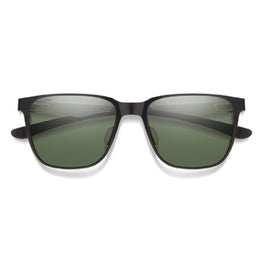 Smith Optics Lowdown Metal Sunglasses ChromaPop Polarized Gray Green - Matte Black/Silver Frame