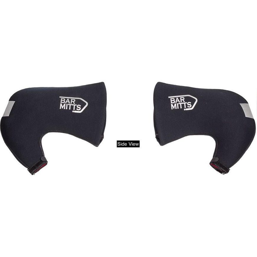 Bar Mitts Internally Routed Cables Road Pogie Handlebar Mittens Hydraulic Extreme - XL Black