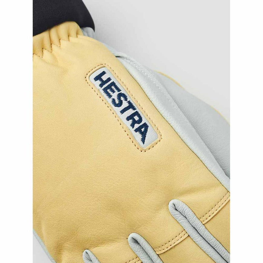 Hestra Unisex Army Leather Wool Terry 5-Finger Ski Gloves
