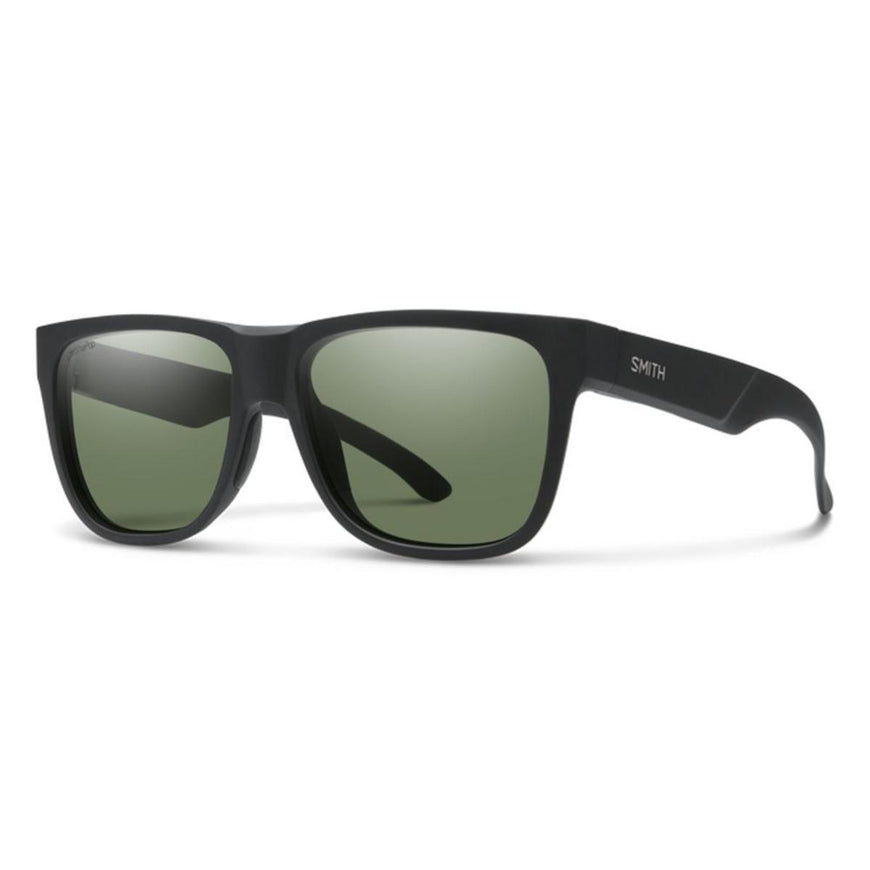 Smith Optics Lowdown 2 Sunglasses ChromaPop Gray Green - Matte Black Frame