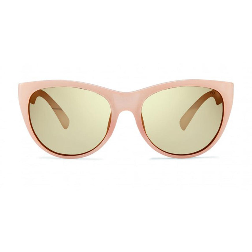 Revo Women's Barclay Cat Eye Sunglasses Champagne Lens with Blush Frame