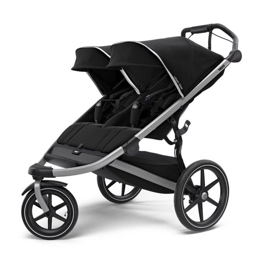 Thule Urban Glide 2 Double Jogging Stroller - Aluminium/Jet Black