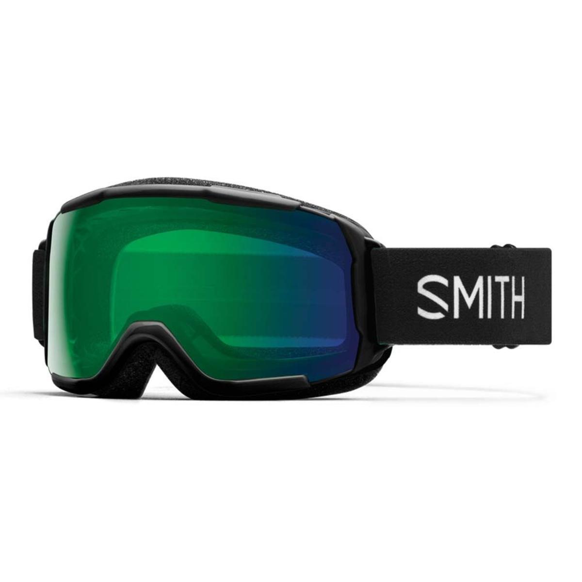 Smith Optics Grom Junior Goggles Chromapop Everyday Green Mirror - Black Frame