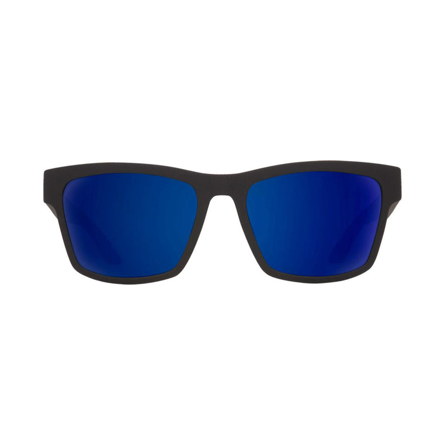 Spy Optic Haight 2 Soft Matte Black/Blue Fade - HD Plus Gray Green with Dark Blue Light Spectra Mirror