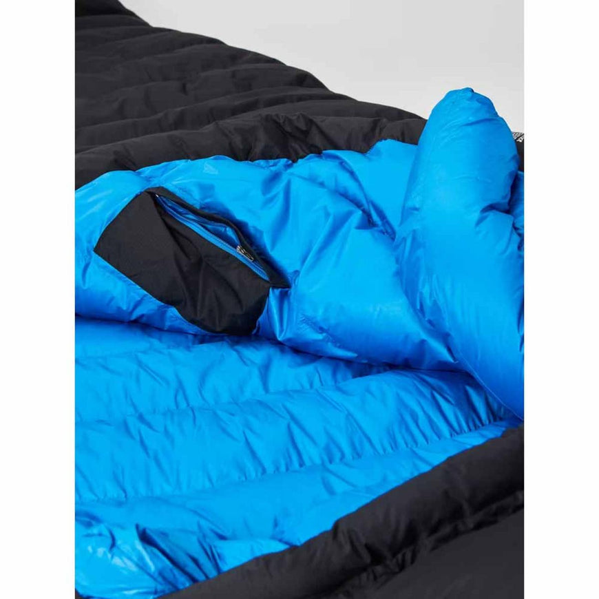 Marmot Men's Paiju 10 Sleeping Bag - Long/Black/Clear Blue