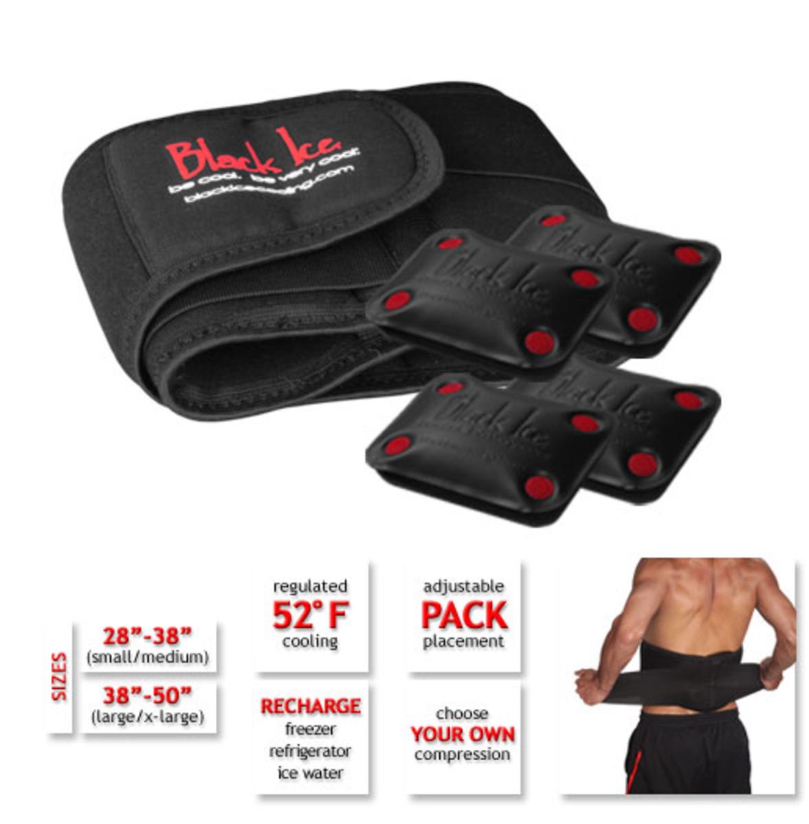 Black Ice CoolTherapy System - Back Wrap (4 Pack)