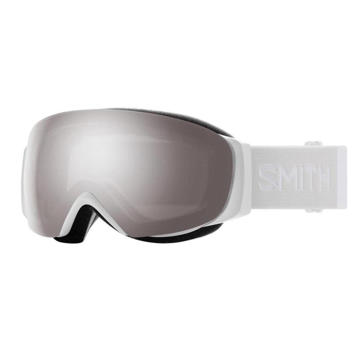 Smith Optics Women's I/O MAG S Goggles ChromaPop Sun Platinum Mirror - White Vapor Frame