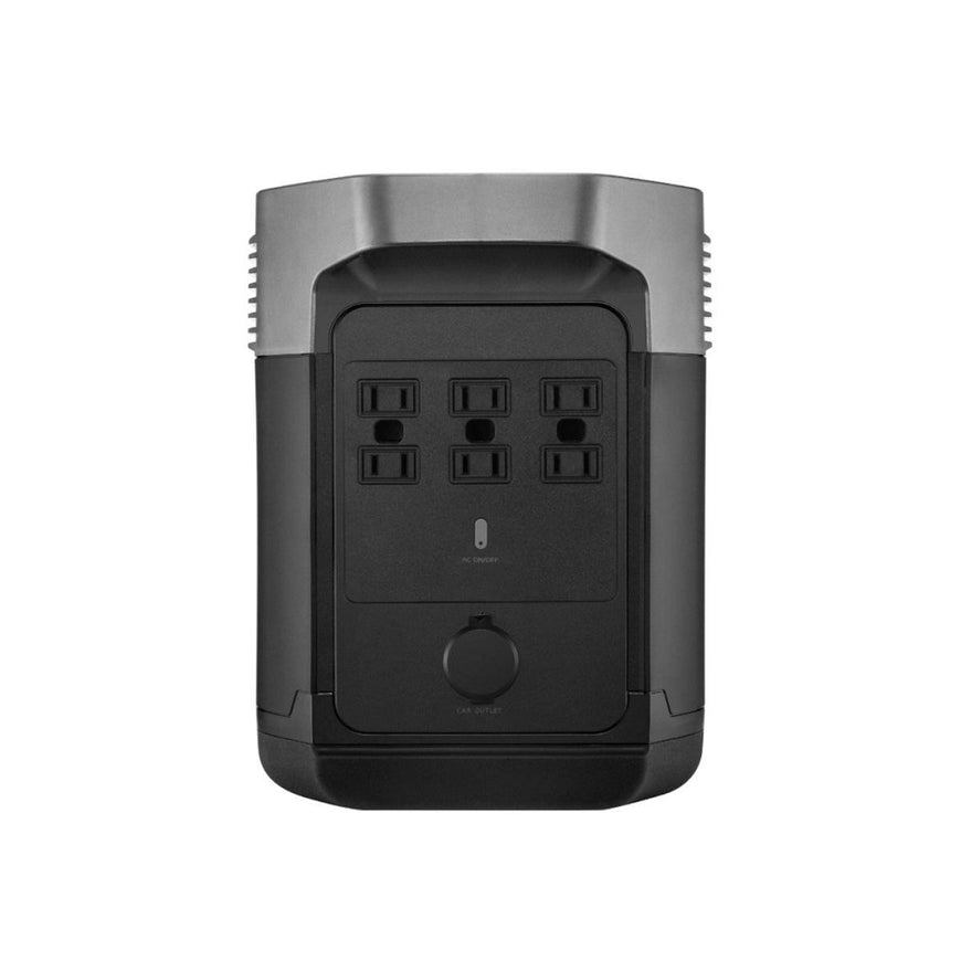 EcoFlow Delta 1300 Portable Power Station - Gray & Black