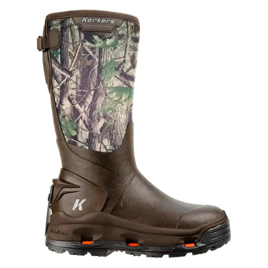 Korkers Men's Neo Storm 90 Outdoor Boots with Ninety Degree Sole - Camo