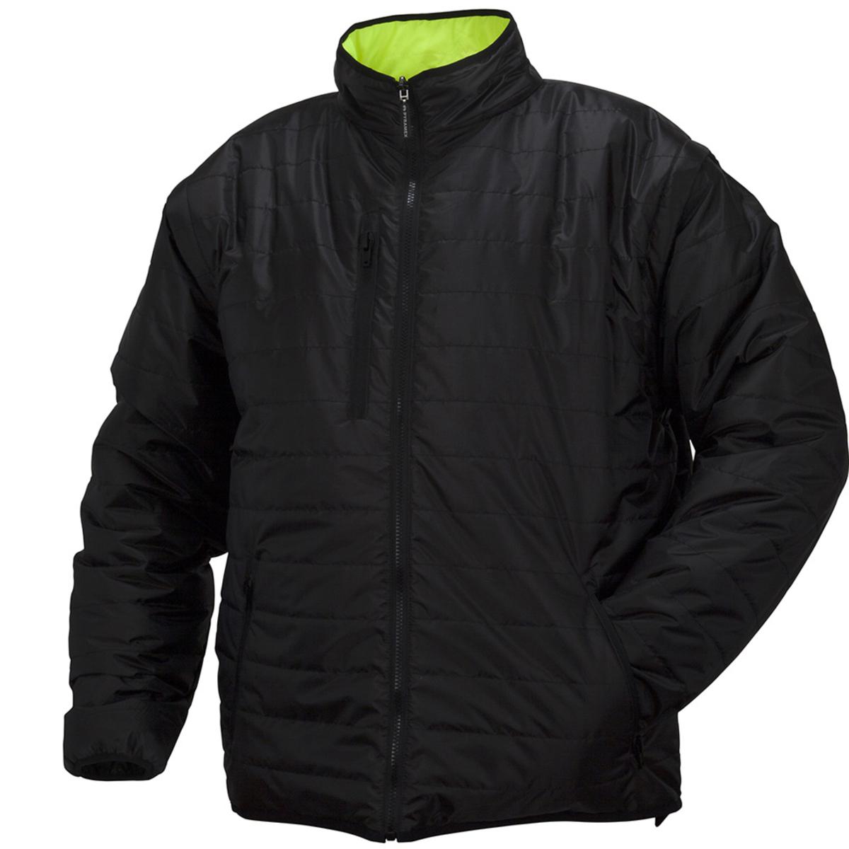 Pyramex Safety Winter Wear RJR33 Series Class 3 Hi-Vis Lime 4-in-1 Quilted Reversible Jacket