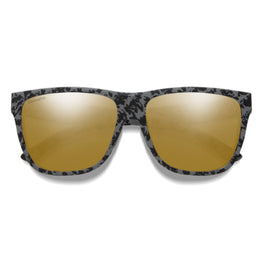 Smith Optics Lowdown XL 2 Sunglasses ChromaPop Polarized Bronze Mirror - Matte Gray Marble Frame