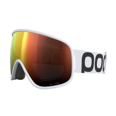 POC Vitrea Ski Goggles Partly Sunny Orange Lens - Hydrogen White Frame
