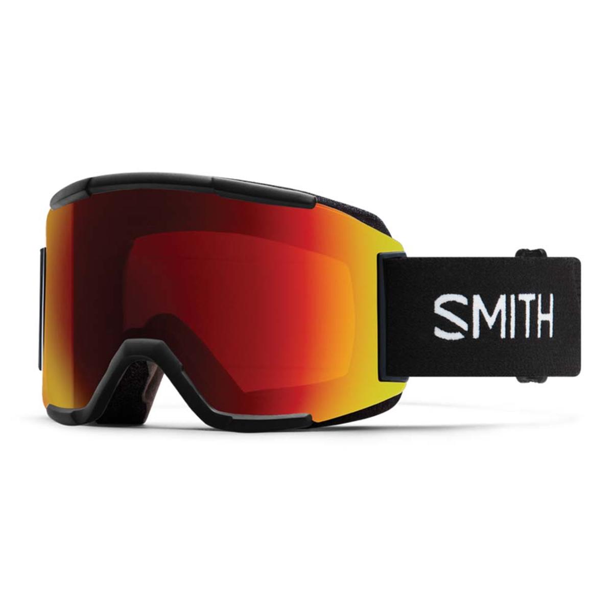 Smith Optics Squad Goggles Chromapop Sun Red Mirror - Black Frame