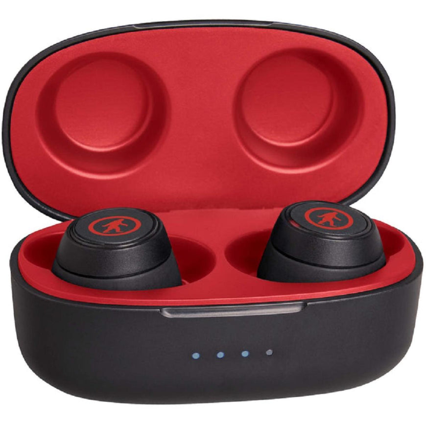 Outdoor Tech Pearls True Wireless Earbuds with Rechargeable Case - Black/Red