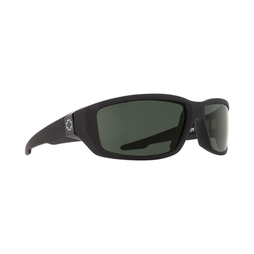 Spy Optic Dirty Mo Soft Matte Black - HD Plus Gray Green Polar