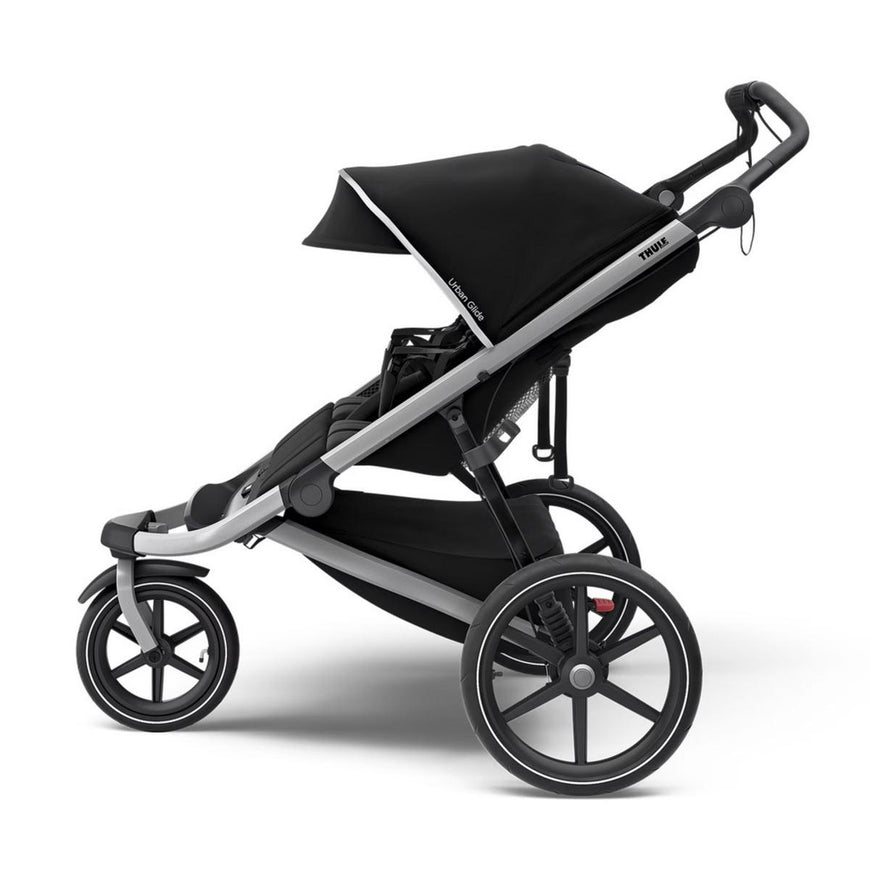 Thule Urban Glide 2 Double Jogging Stroller - Aluminium/Jet Black