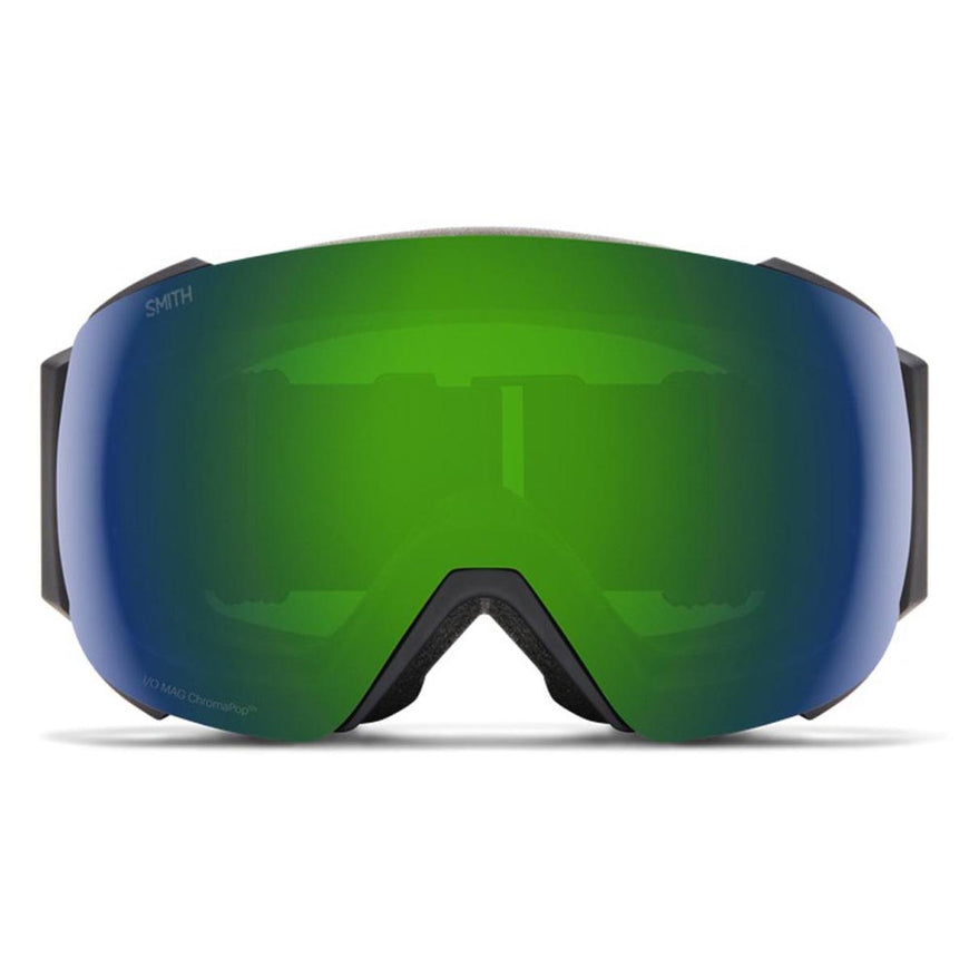 Smith Optics I/O MAG Goggles ChromaPop Sun Green Mirror - Black Frame