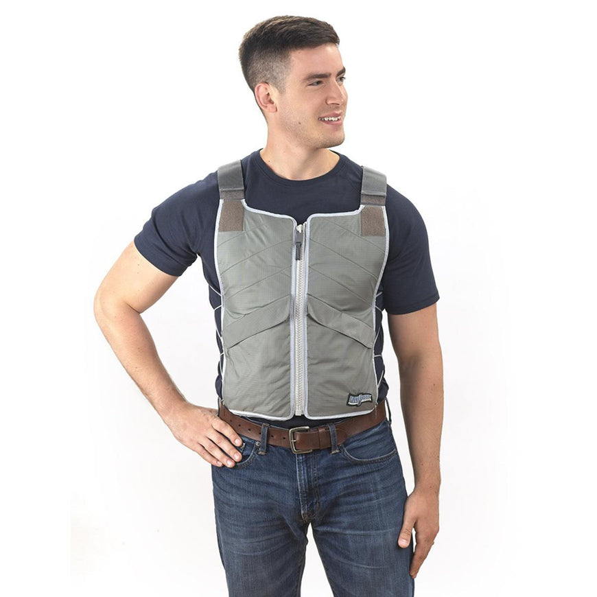FlexiFreeze Professional Series Ice Vest Cooling Kit - Charcoal