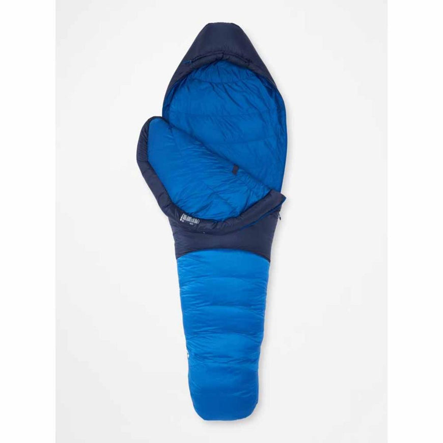 Marmot Men's Helium 15 Left Zipper Long Sleeping Bag - Arctic Navy/Dark Azure