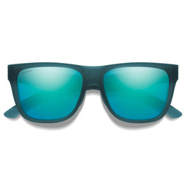 Smith Optics Lowdown 2 Sunglasses ChromaPop Glass Polarized Opal Mirror - Matte Pacific Crystal Frame
