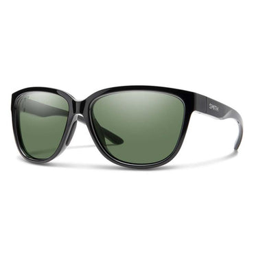 Smith Optics Women's Monterey Sunglasses ChromaPop Polarized Gray Green - Black Frame