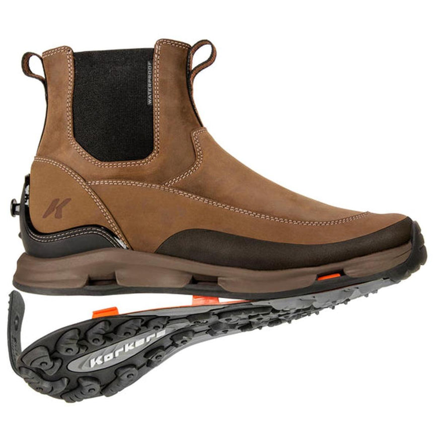Korkers Men's Alpine Chelsea Outdoor Boots with TrailTrac Sole