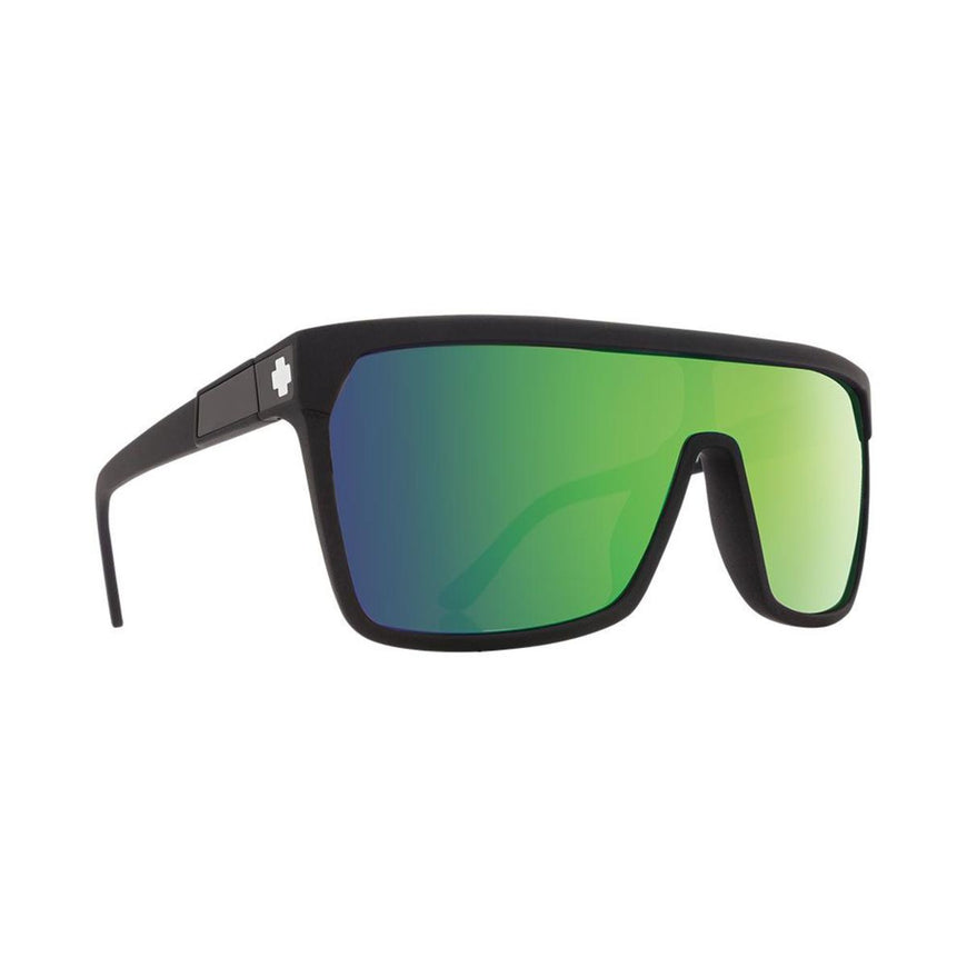 Spy Optic Flynn Matte Black - HD Plus Bronze with Green Spectra Mirror