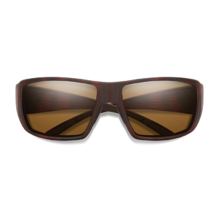 Smith Optics Guide's Choice Sunglasses ChromaPop Glass Polarized Brown - Matte Tortoise Frame