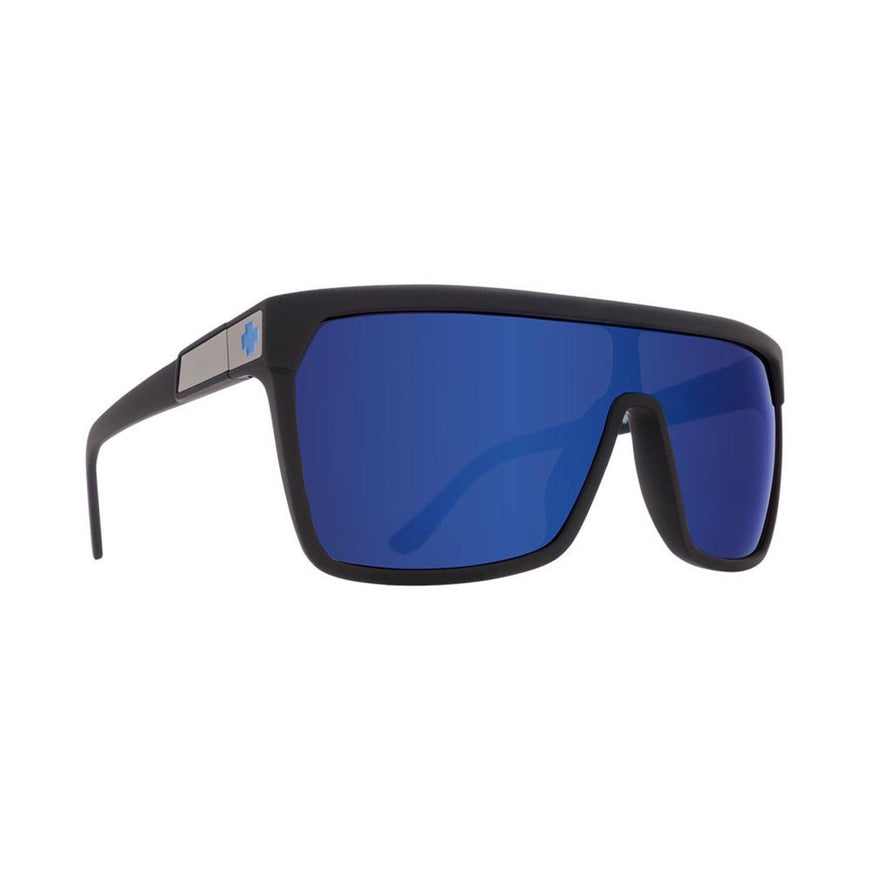 Spy Optic Flynn Soft Matte Black - HD Plus Bronze with Dark Blue Spectra Mirror