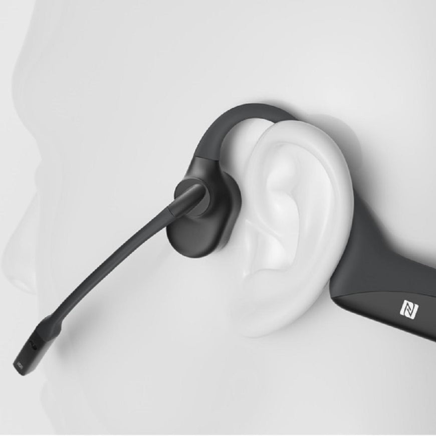 Shokz OpenComm Bone Conduction Stereo Bluetooth Headset - Black