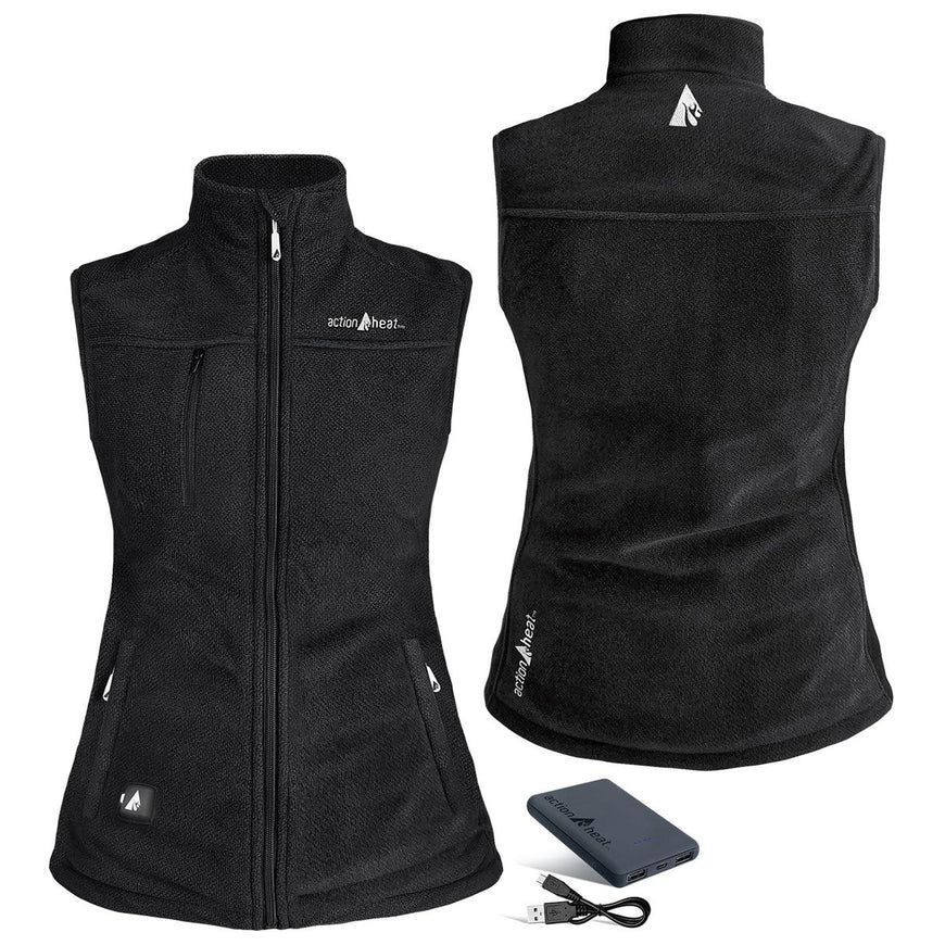 ActionHeat 5V Performance Fleece Battery Heated Vest - Women's