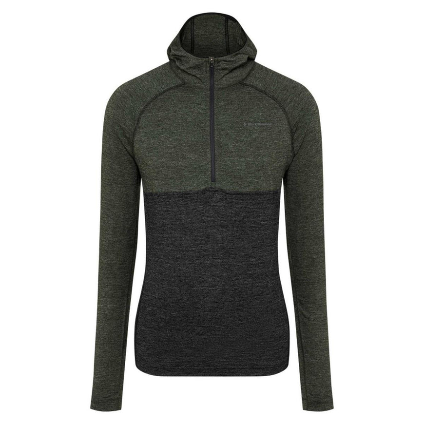 Black Diamond Men's Solution 150 Merino Baselayer Crew Half Zip Hoody