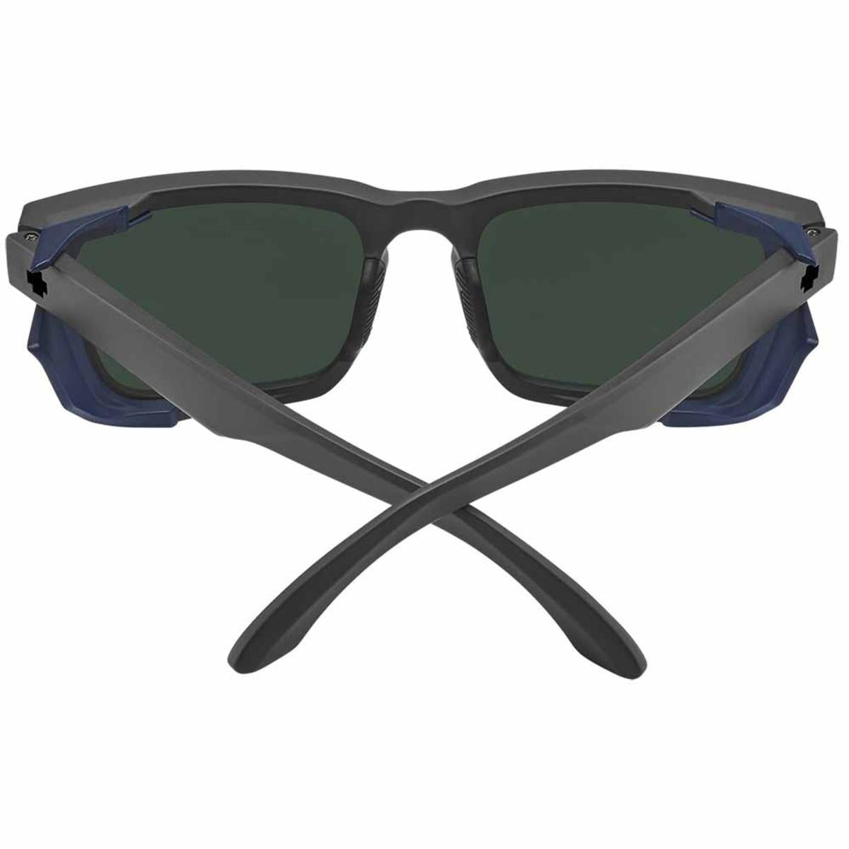 Spy Helm Tech Sunglasses - Matte Vintage White - Happy Gray Green