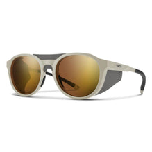 Smith Optics Venture Sunglasses ChromaPop Glacier Photochromic Copper Gold Mirror - Matte Bone Frame