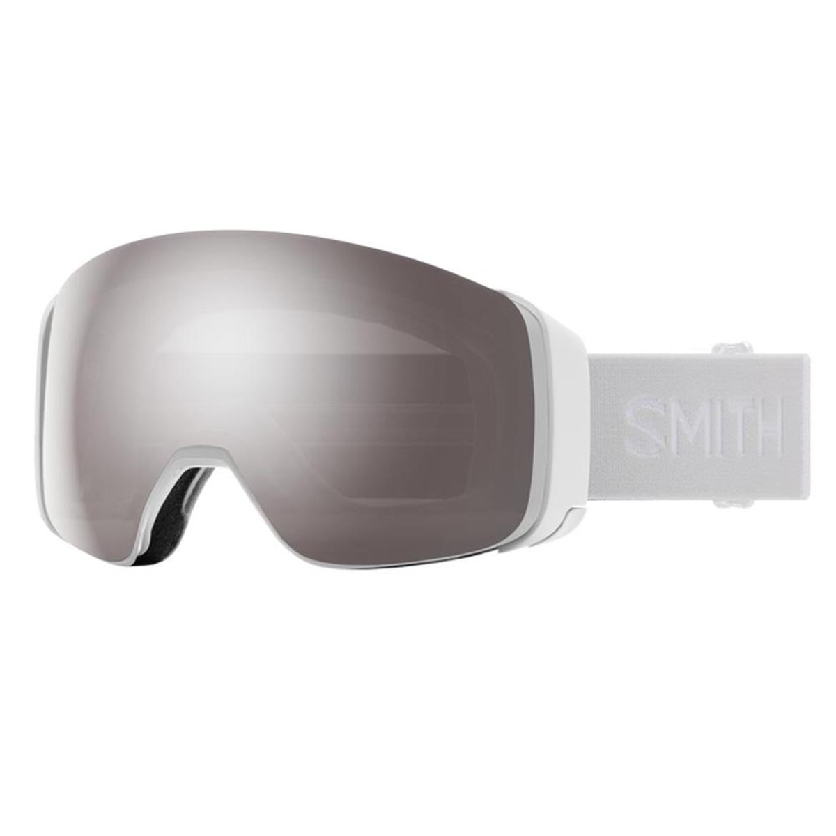 Smith Optics 4D MAG Goggles ChromaPop Sun Platinum - White Vapor Frame