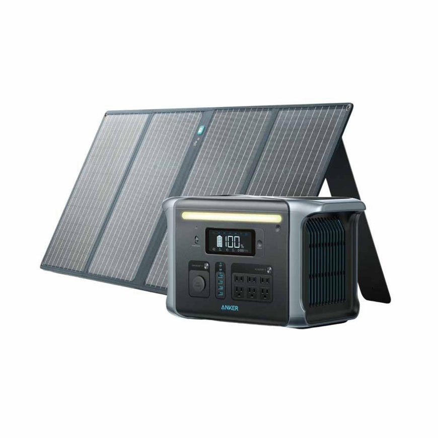 Anker Solar Generator 757 - PowerHouse 1229Wh with Solar Panels 100W