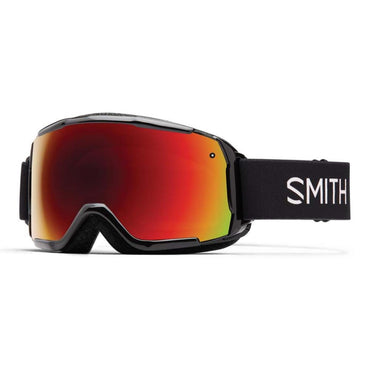 Smith Optics Grom Junior Goggles Red Sol-X Mirror - Black Frame