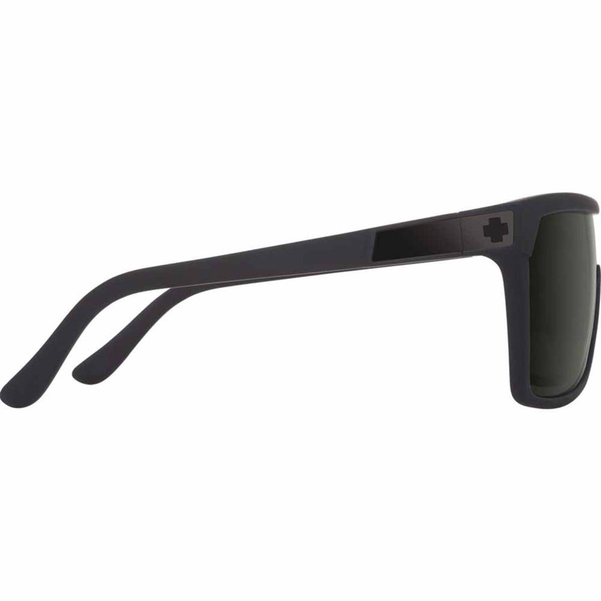 Spy Optic Flynn Soft Matte Black - Happy Boost Polar Black Mirror