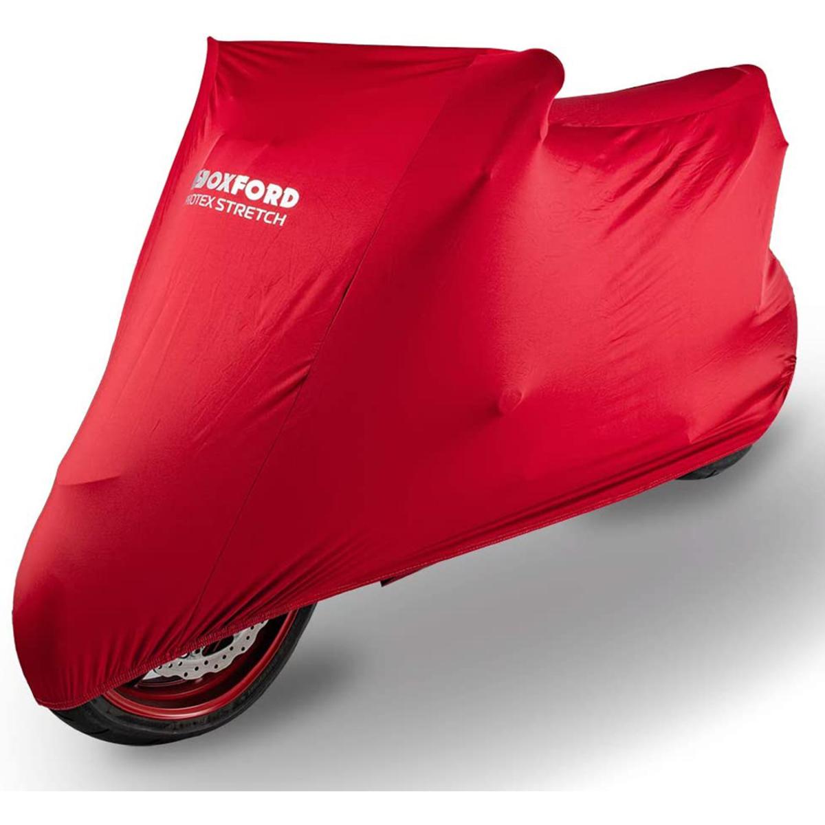 Oxford Protex Stretch Indoor Premium Motorcycle Protective Stretch-Fit Cover - Small