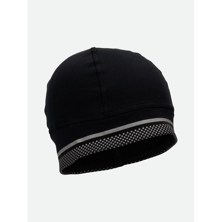 Nathan HyperNight Reflective Beanie - Black/Geo Print