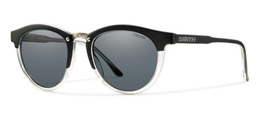 Smith Archive Questa Sunglasses Matte Black Crystal Carbonic Polarized Gray