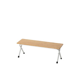 Snow Peak Bamboo Folding Bench - Long