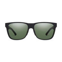 Smith Optics Lowdown Steel Sunglasses ChromaPop Polarized Gray Green - Matte Black Ruthenium Frame