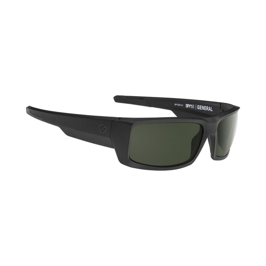 Spy Optic General SOSI Matte Black ANSI RX - HD Plus Gray Green