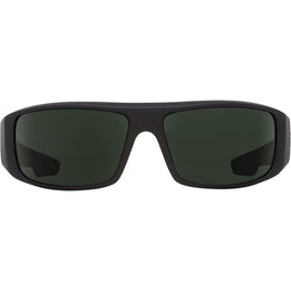 Spy Optic Logan Soft Matte Black - HD Plus Gray Green