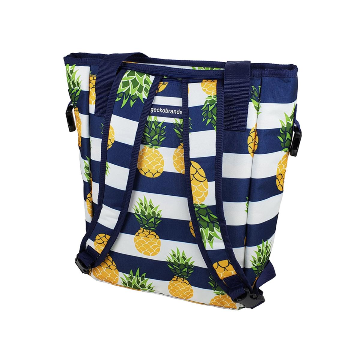 Geckobrands Convertible Tote & Backpack - Pineapple