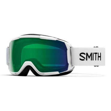 Smith Optics Grom Junior Goggles Chromapop Everyday Green Mirror - White Frame