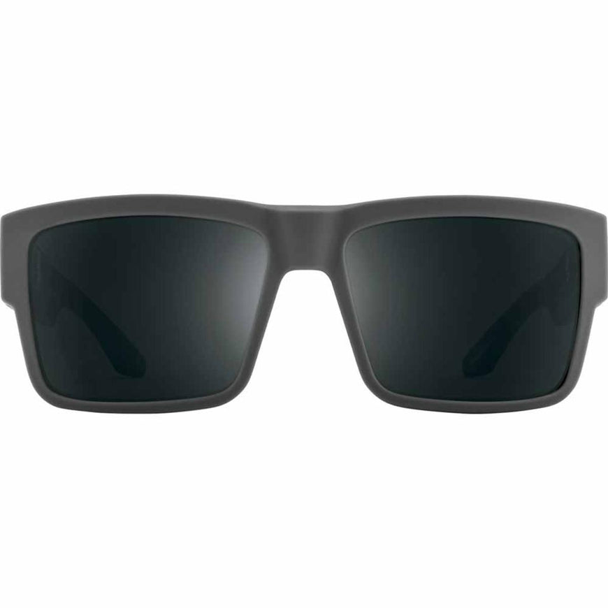 Spy Optic Cyrus Soft Matte Dark Gray - Happy Gray Green Polar with Black Spectra Mirror